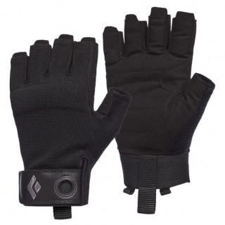 Férfi kesztyű Black Diamond Crag Half-Finger Gloves fekete