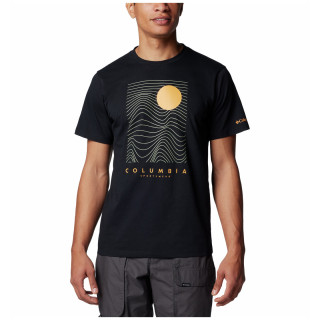 Columbia Csc™ Seasonal Logo Tee férfi póló fekete Black, Linear Drifts