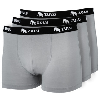 Zulu Bambus 210 3-pack férfi boxer szürke