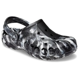 Crocs Baya Marbled Clog papucs fekete/fehér