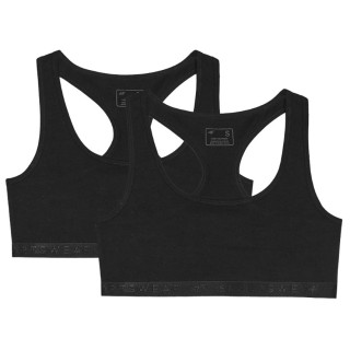 4F Bra F027 (2Pack) sport melltartó fekete Black