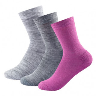 Női zokni Devold Daily medium sock 3PK kevert színek anemone mix