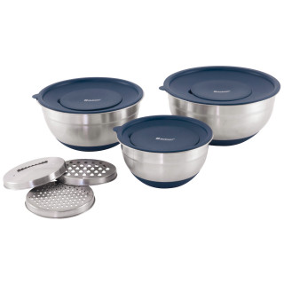 Outwell Chef Bowl Set Lids & Graters tálkészlet ezüst