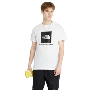 The North Face M S/S Raglan Redbox Tee férfi póló fehér