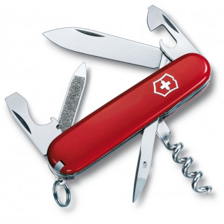 Zsebkés Victorinox Sportsman kulcskarikával piros