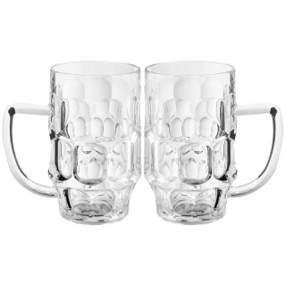 Sörös pohár Brunner Beerglass Classic Set - 2ks átettsző