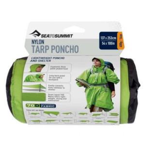 Esőkabát Sea to Summit Poncho Nylon zöld green