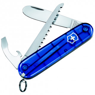 Bicska My first Victorinox áttetsző kék, fűrészes