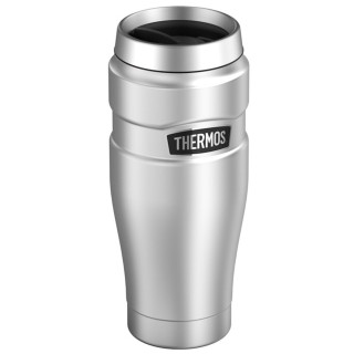 Rozsdamentes termobögre Thermos Style - csepmentesen záródó ezüst