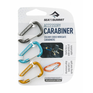 Segéd karabiner Sea to Summit Carabiner 3ks kevert színek