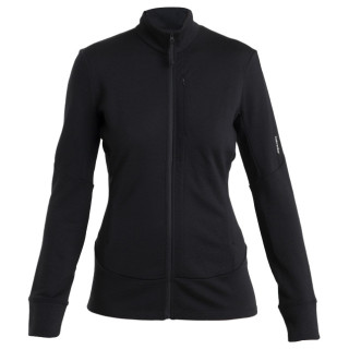 Icebreaker Women Merino 260 Quantum IV LS Zip női funkcionális pulóver fekete