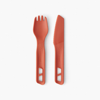 Sea to Summit Passage Cutlery Set 2 Piece evőeszköz készlet piros