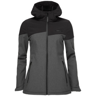 Loap Ludysa női softshell kabát fekete/szürke DarkGray