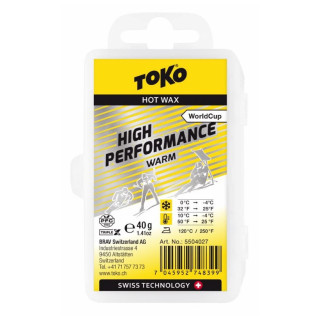 TOKO World Cup High Performance Warm 40 g TripleX viasz