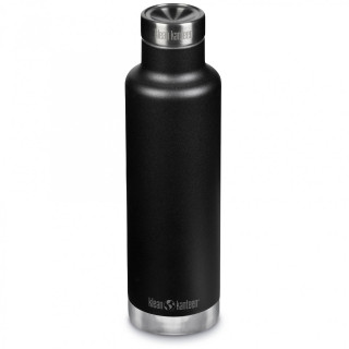 Klean Kanteen Insulated Classic Narrow 25oz (w/Pour Through Cap) rozsdamentes acél termosz fekete