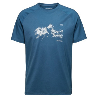 Mammut Mountain T-Shirt Men 8035m férfi póló kék deep ice