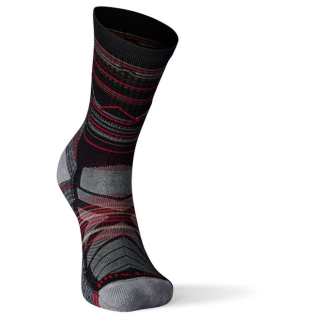 Zokni Smartwool Hike Light Cushion Mountain Range Pattern Crew Socks