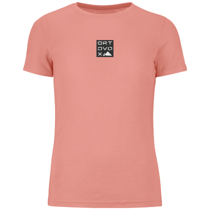 Ortovox 185 Merino Square T-shirt Women's női póló rózsaszín Bloom