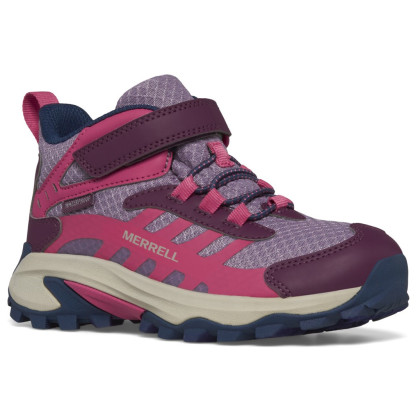 Merrell Moab Speed 2 Mid A/C Wtpf gyerek cipő rózsaszín/lila berry