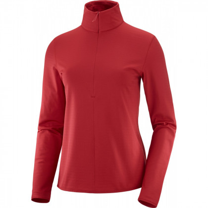 Női pulóver Salomon Essential Lightwarm W piros