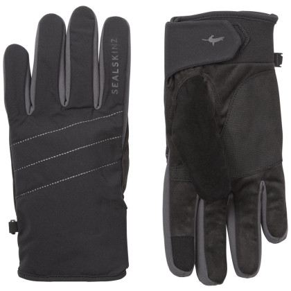 SealSkinz Lyng vízálló kesztyű fekete/szürke Black