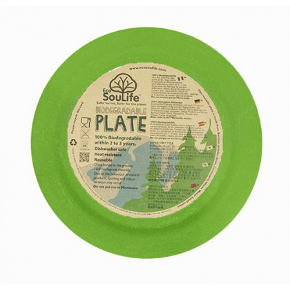 Tányér EcoSouLife Large Dinner Plate zöld