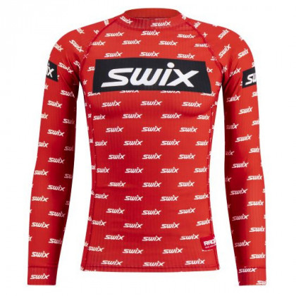 Swix RaceX férfi funkcionális póló piros/fehér