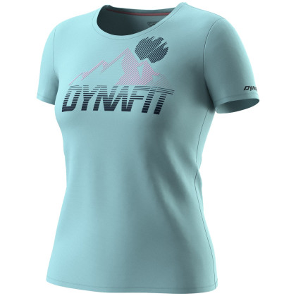 Dynafit Transalper Graphic S/S Tee W női funkcionális felső kék/világoskék 8051 - marine blue/6240