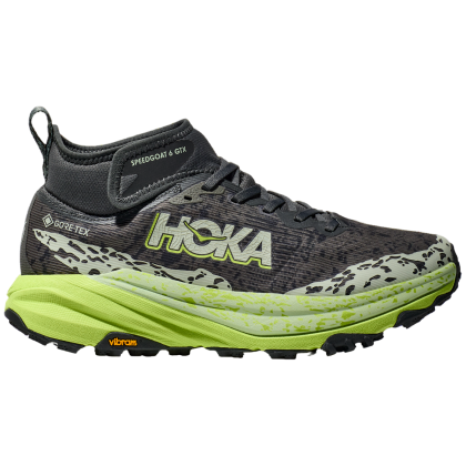 Hoka Speedgoat 6 Mid Gtx férfi futócipő szürke/zöld Outer Orbit / Lettuce