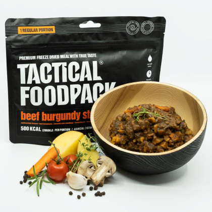 Tactical Foodpack Beef Burgundy Stew 110g főétel