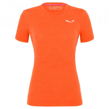 Női funkcionális felső Salewa Pedroc Amr W Seamless T-Shirt narancs