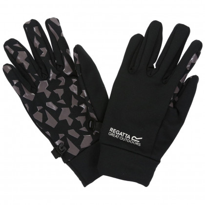 Gyerek kesztyű Regatta Grippy Gloves szürke/fekete