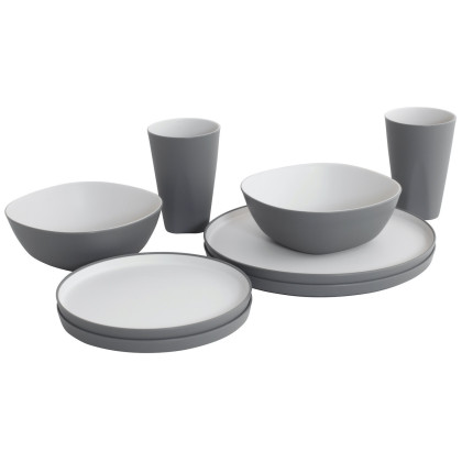 Outwell Gala 2 Person Dinner Set edénykészlet szürke Grey Mist