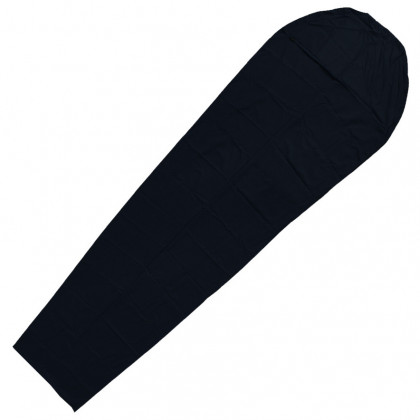 Hálózsákbélés Yate Micro Fleece 230x80cm Mummy fekete