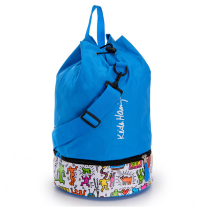 Plážová chladící taška Gio Style Keith Haring 16,5l + 5,5l kék
