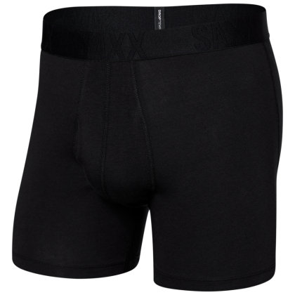 Saxx Droptemp Cooling Cotton Boxer Brief Fly boxeralsó fekete