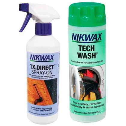 Nikwax Twin Tech Wash + TX Direct Spray-On 2x300ml impregnáló