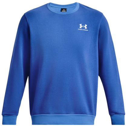 Under Armour Essential Flc Novelty Crw férfi pulóver kék