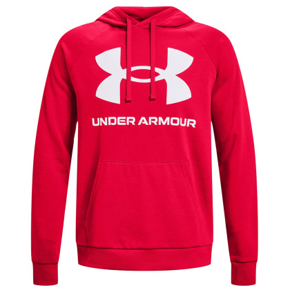 Under Armour Rival Fleece Big Logo HD (22) férfi pulóver piros Red/Onyx White