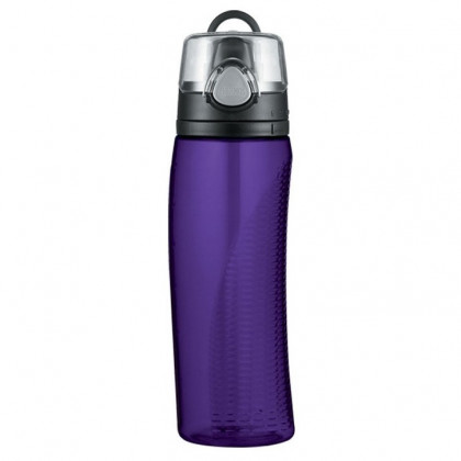 Thermos Hidratáló palack számlálóval kulacs lila