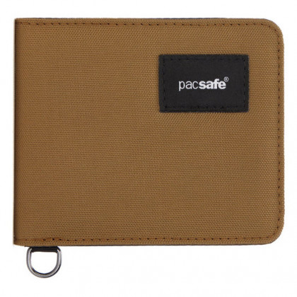 Pacsafe RFIDsafe bifold wallet pénztárca barna/fekete