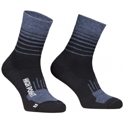 High Point Mountain Merino 3.0 Socks zokni fekete/kék