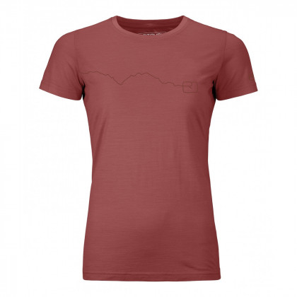 Női póló Ortovox 120 Tec Mountain T-Shirt W piros