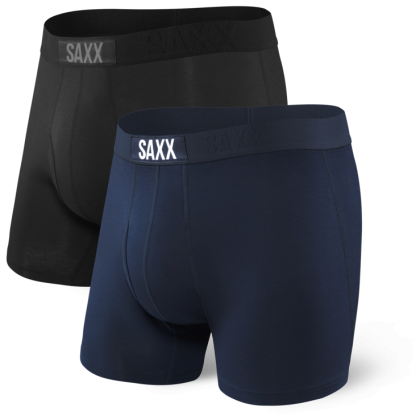 Boxer Saxx Ultra Boxer Brief Fly 2Pk fekete/kék