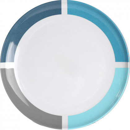 Tányér Brunner Aquarius Dinner plate fehér/kék