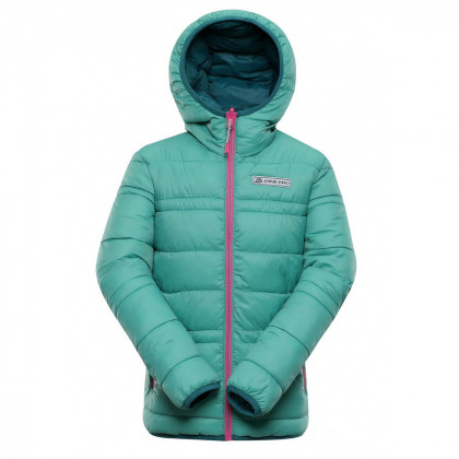 Gyerek kétoldalú kabát Alpine Pro Selmo kék/zöld