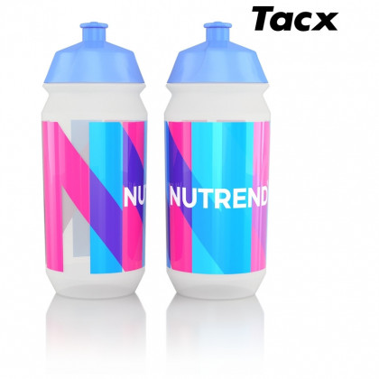 Kulacs bidon Nutrend 2019 Tacx 0,5l kék/rózsaszín
