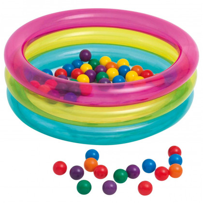 Gyerek medence Intex Baby Ball Pit 48674NP kevert színek