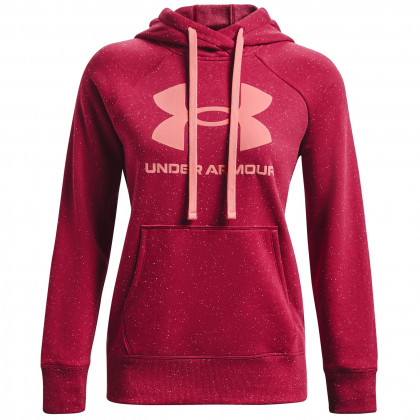 Női pulóver Under Armour Rival Fleece Logo Hoodie rózsaszín