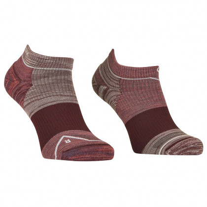 Ortovox Alpine Low Socks W női zokni rózsaszín/burgundi vörös